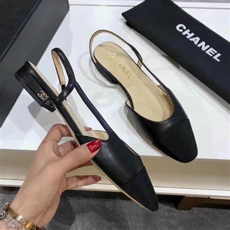 chanel shoes flats replica|most expensive slingback heels.